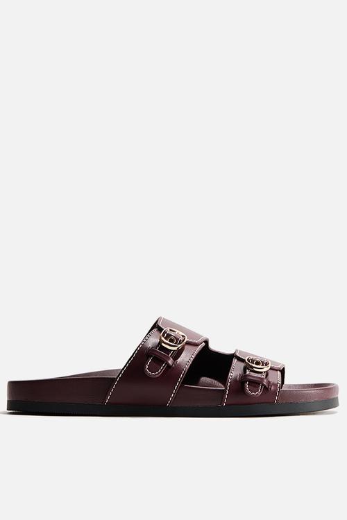 Sandals - burgundy