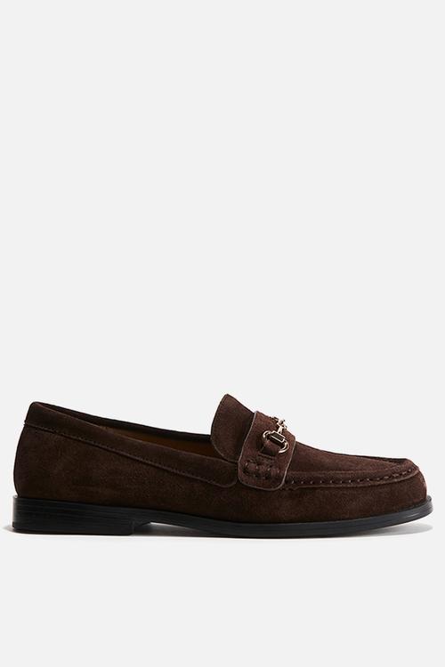 Suede loafers - dark brown