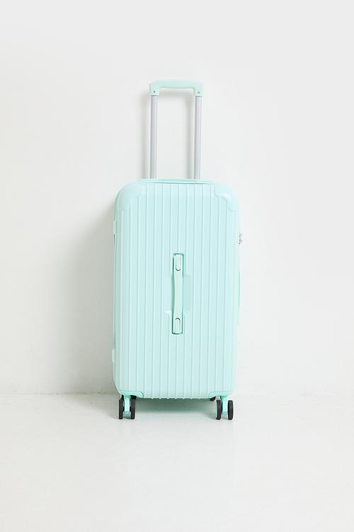 Ribbed trolley bag - glacier blue