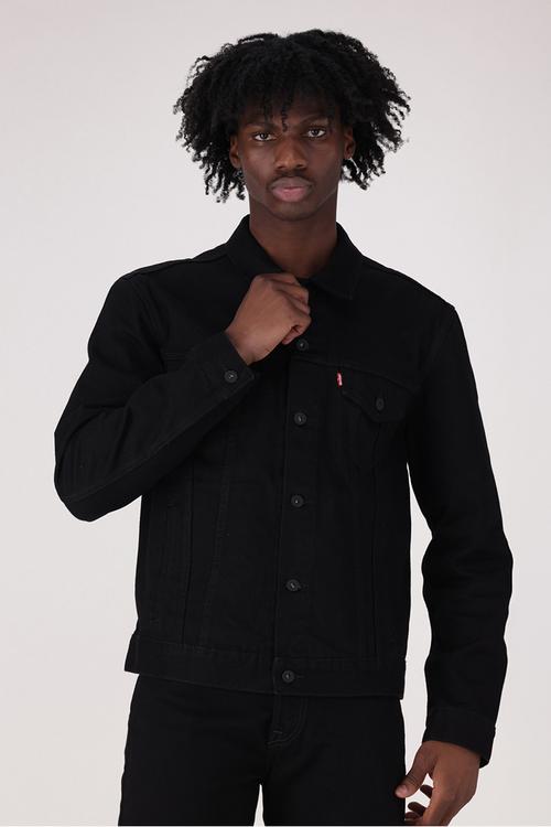 The trucker jacket za dark horse trucker - black 