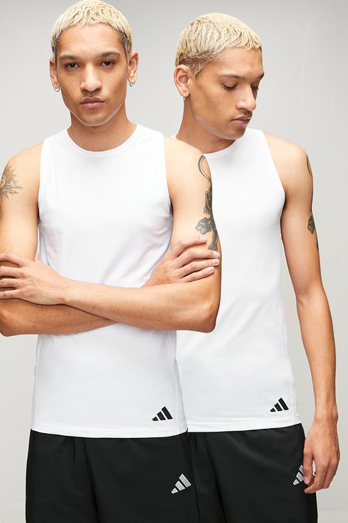 AFC 2PK Ergonomic Tank Top - white
