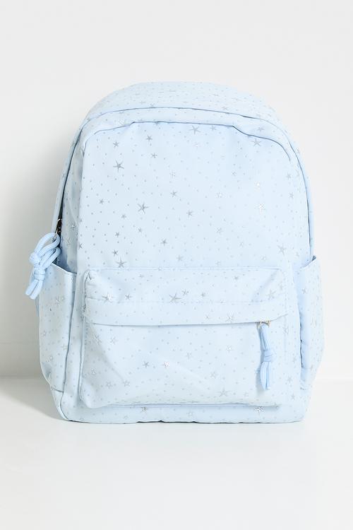 Star aop backpack - blue