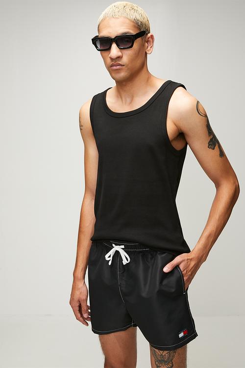 TJ MEDIUM DRAWSTRING SOLID - Black