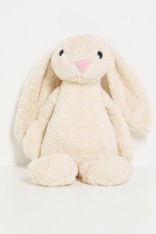 Soft bunny plushie - light beige