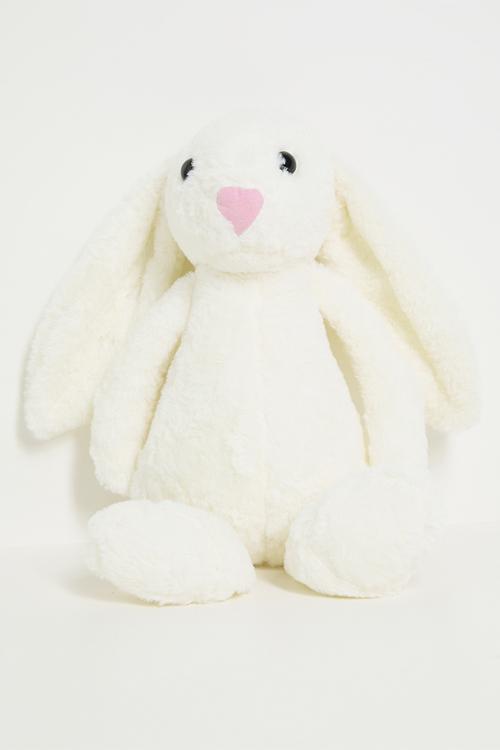 Soft bunny plushie - white