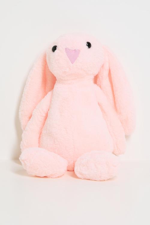 Soft bunny plushie - pink