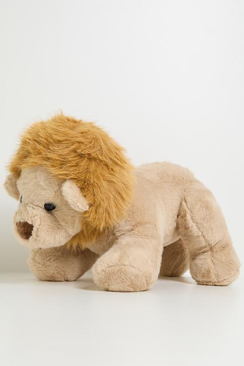 Lion plushie - khaki brown/tan