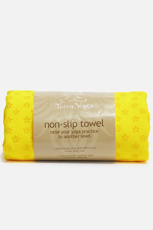 Non-slip yoga towel