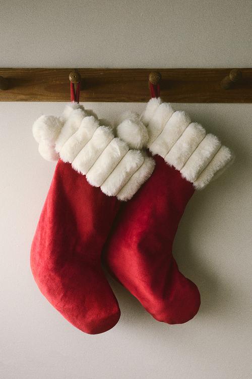 Christmas stocking - red
