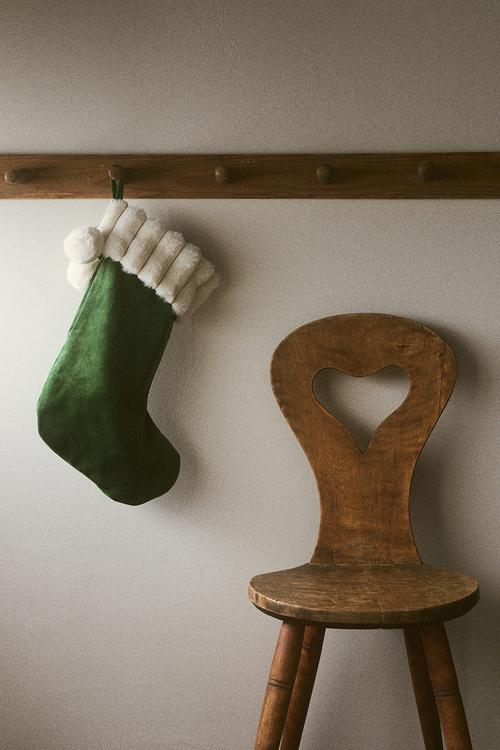 Christmas stocking - dark green