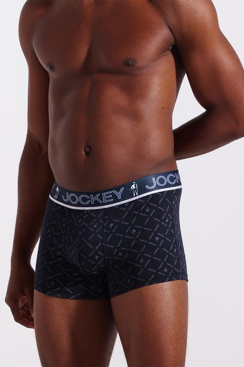 2 Pk Cotton Stretch Hero Print Regular Leg Trunk - Blue