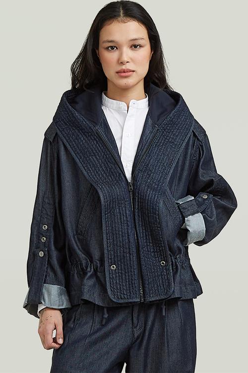 Fluid cropped jkt wmn - rinsed