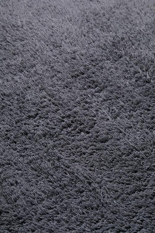 Bathroom mat 60x90 cotton - black 