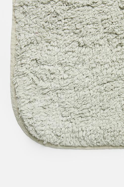 Bathroom mat 60x90 cotton - grey 