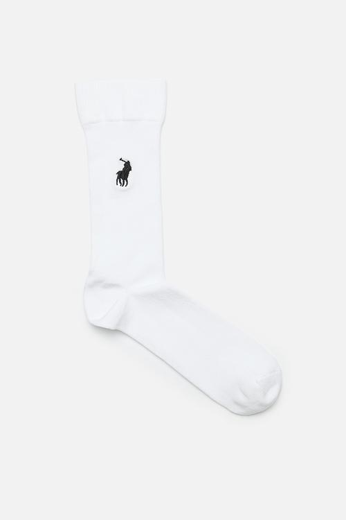 Icon Pony Mulberry Silk Sock - White