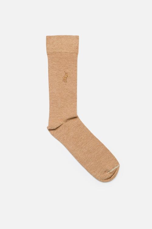 Signature Pony Sock - Camel