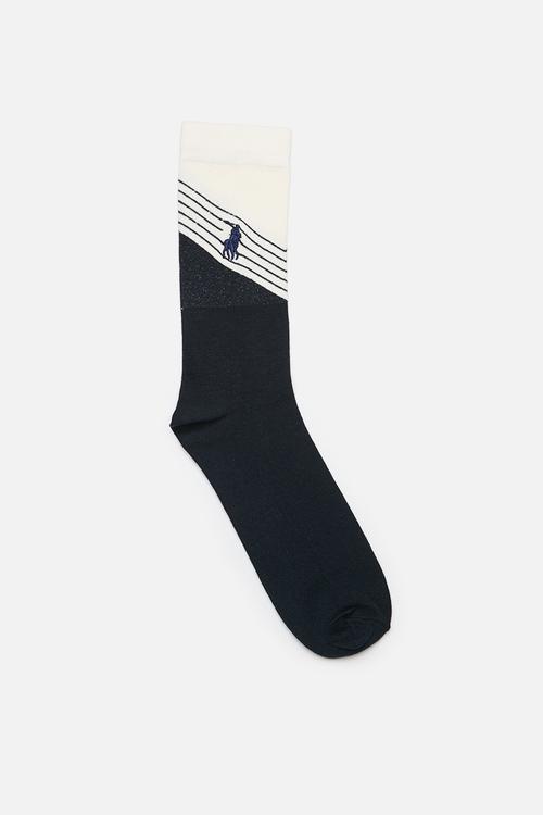 Varsity Stripe Sock - Navy