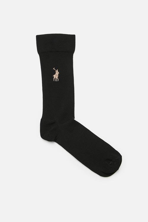Icon Pony Mulberry Silk Sock - Black