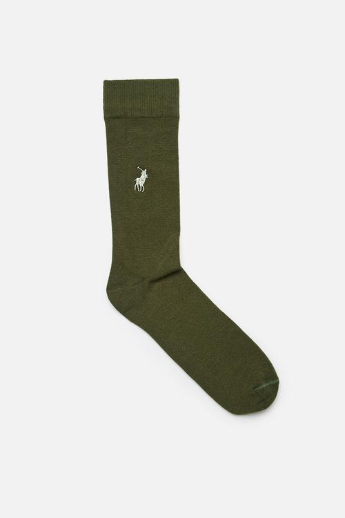 Signature Pony Sock - Olive