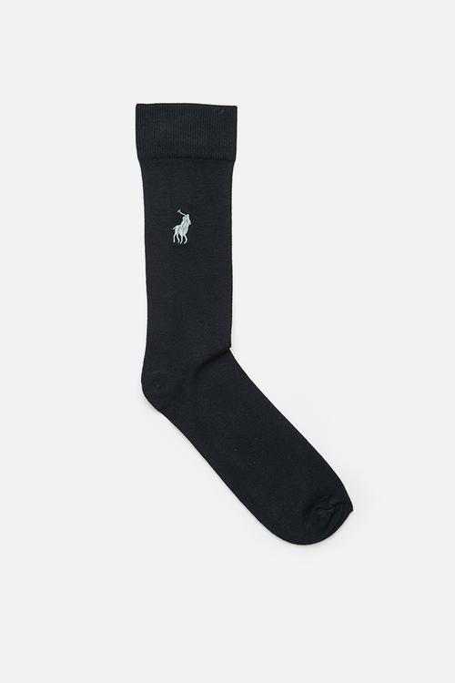 Signature Pony Bamboo Sock - Navy