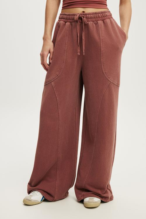 Active Fleece Utility Sweatpant - Washed Emberdust