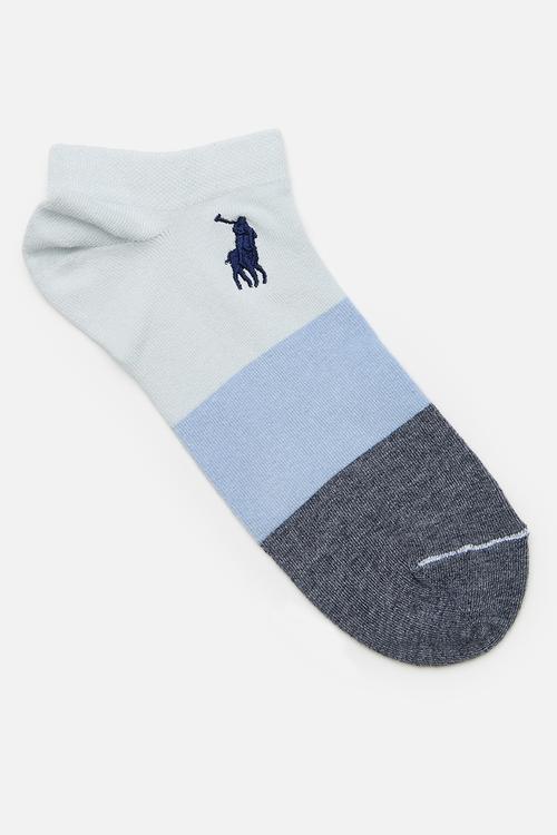 Colourblock Sport Sock - Blue