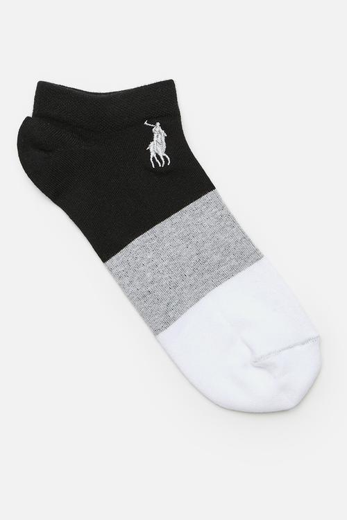 Colourblock Sport Sock - Black