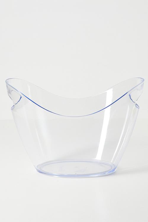 Clear Acrylic Wine & Champagne Cooler 35cm