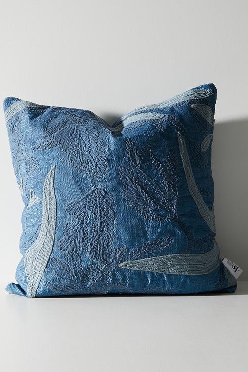 Brielle Embroidered Scatter - Sky