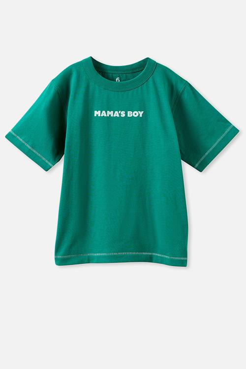 Essentials Graphic Short Sleeve Tee - English Ivy/Mamas Boy