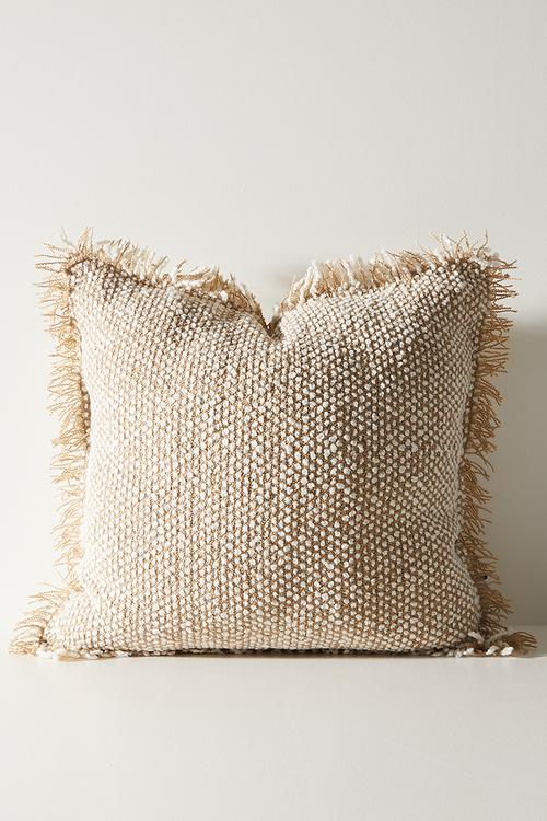 Sable Shaggy Scatter Cushion Cover - Natural