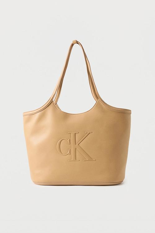 Bold Ck Shopper Handbag-Tannin