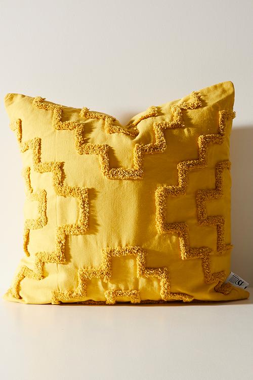 Selene Tufted Geo Scatter - Mustard