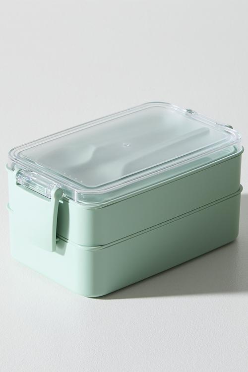 2 Tier Lunch Box - Sage