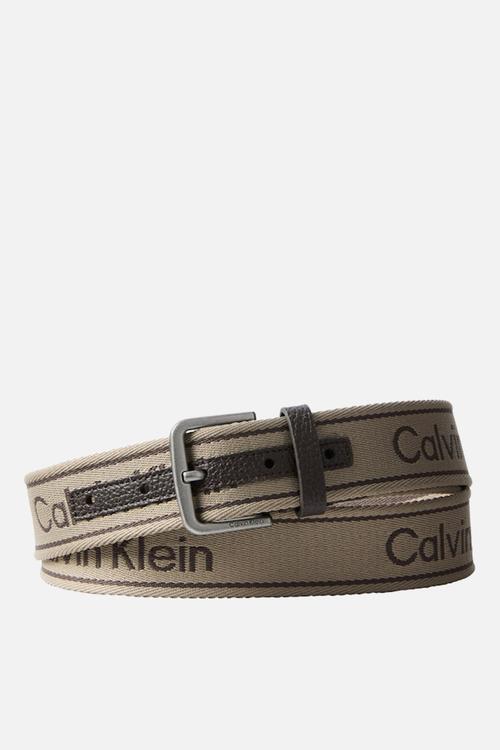 Short Round Buckle Webbing 35Mm - Neutrals