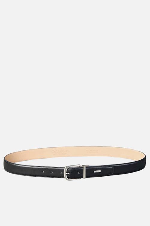 Curved Pin Buckle Smooth 32Mm Adj - Black