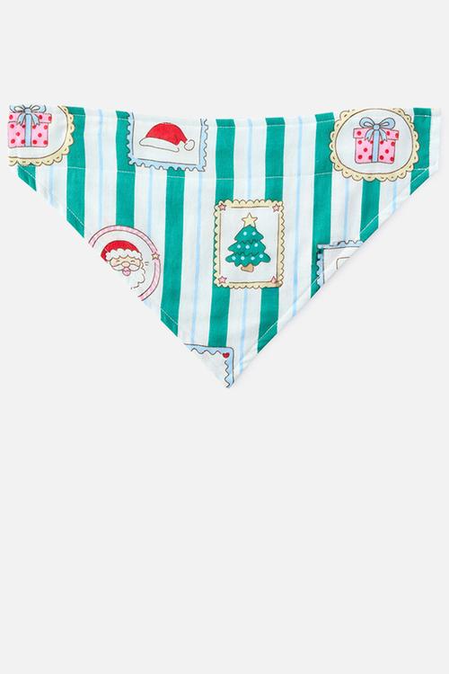 Pet Bandana Family Xmas - English Ivy/Santa Stamp