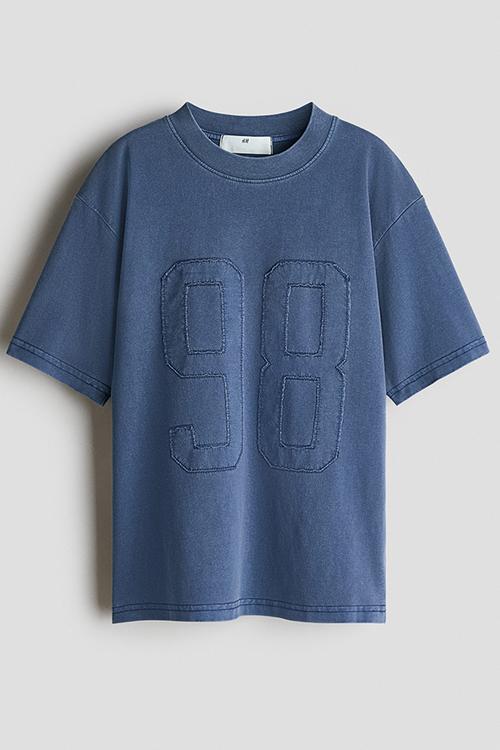Printed t-shirt - dark blue/98