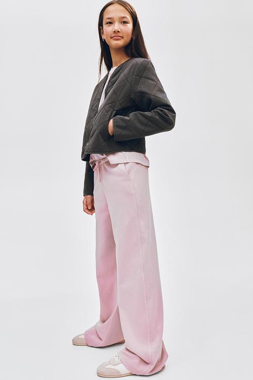 Wide joggers - light dusty pink