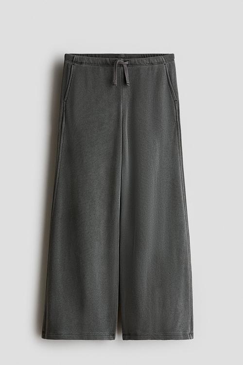 Wide joggers - dark grey