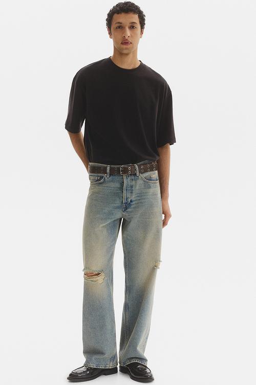 Loose jeans - light denim blue