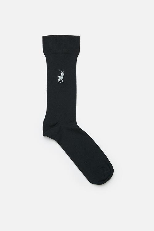Icon Pony Mulberry Silk Sock - Navy