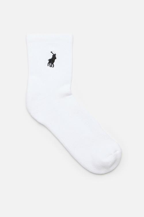 Classic Pony Crew Sock - White