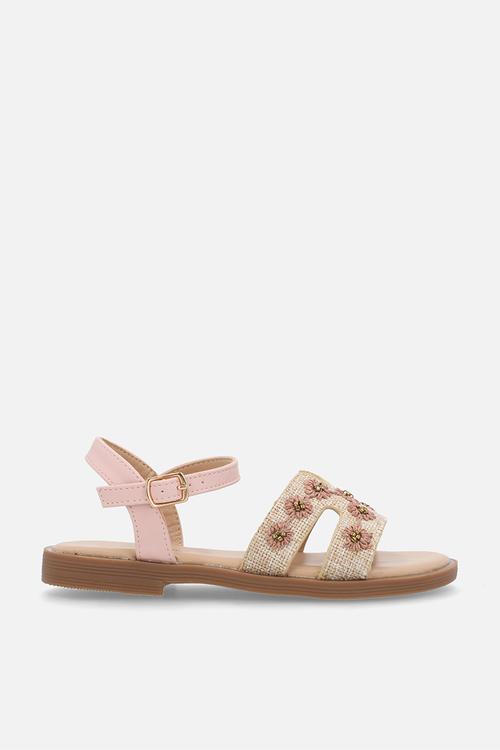 Mona 1 Raffia H-cut Sandal - Pink
