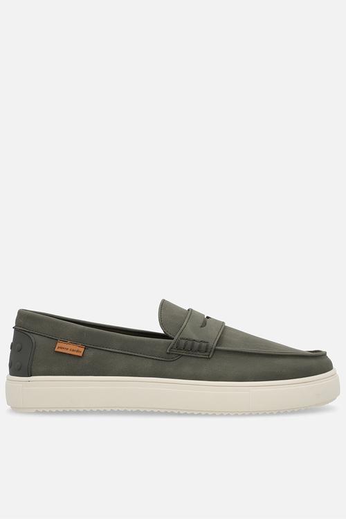 PAYTON CASUAL SLIP ON Olive White