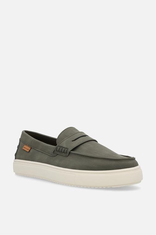 PAYTON CASUAL SLIP ON Olive White
