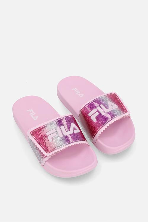 Glitter slide - pink/pink glitter