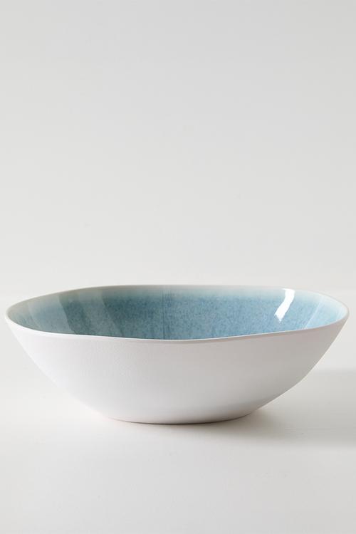 Blue Glaze Melamine Bowl 30cm