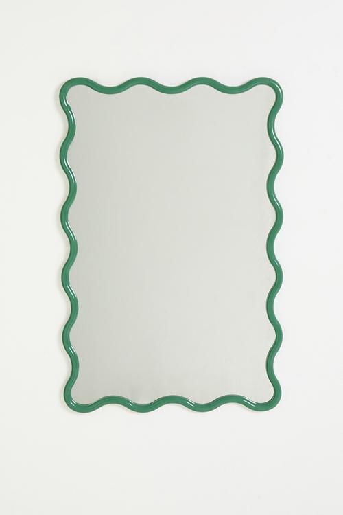 Wave Mirror - Green