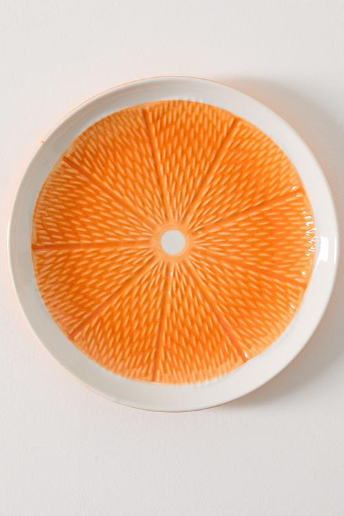 Orange Citrus Plate - 18cm